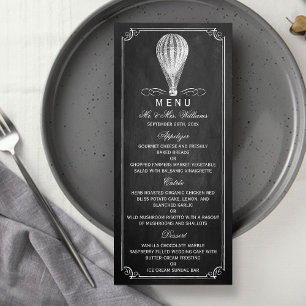 Menu Mariage du tableau de bord à air chaud