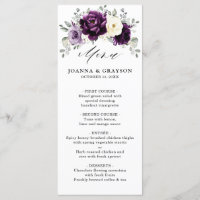 Mariage floral blanc blanc blanc blanc de prune d'