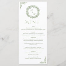 Mariage Floral Élégant Vintage Vert Sauge Français
