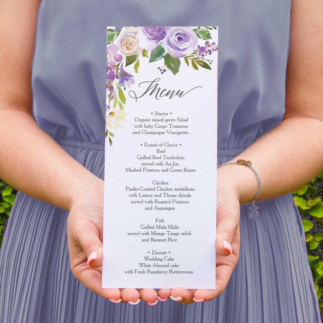 Menu mariage - Menu Fête des mariées - Flore chato (Créateur téléchargé)