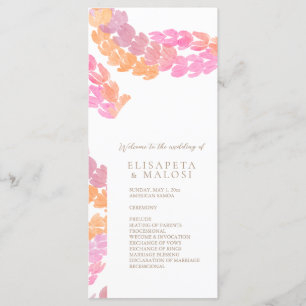 Menu Mariage Pikake