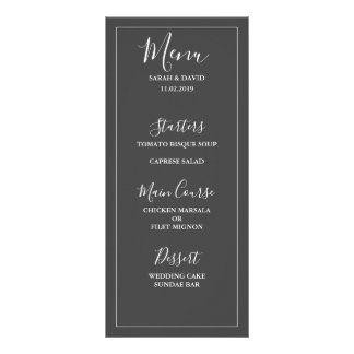 Menu Mariage Simple Elegance