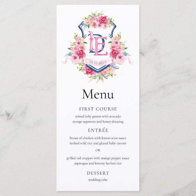 Menu Mariage Sterling 2 (Devant)