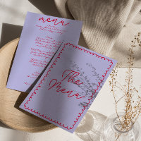 Mariage Whimsical Rétro Colorful manuscrit