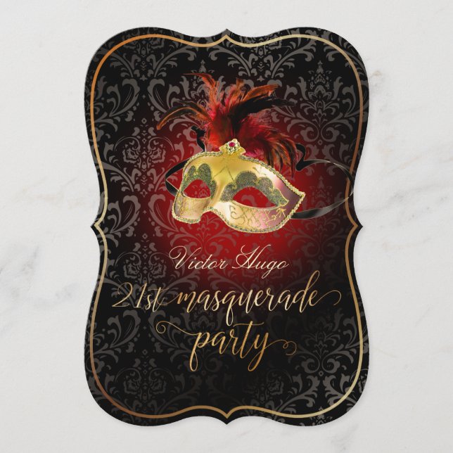 Menu Masquerade PixDezines/DO-IT-YOURSELF couleur  (Devant)
