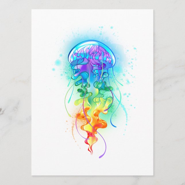 Menu Méduse arc-en-ciel (Devant)