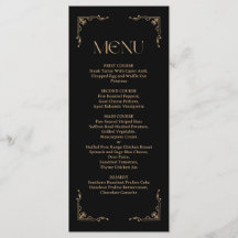 Modern Deco | Elegant Black and Gold Wedding