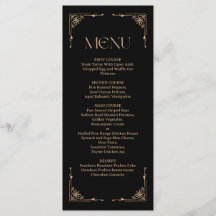 Modern Deco | Elegant Black and Gold Wedding