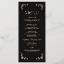 Modern Deco | Elegant Black and Gold Wedding