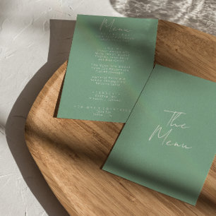 Menu Moderne Whimsical coloré brillant Mariage Boho Fun