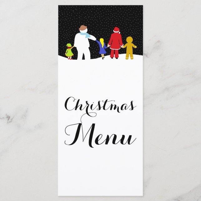 Menu Noël Gang Holiday (Devant)