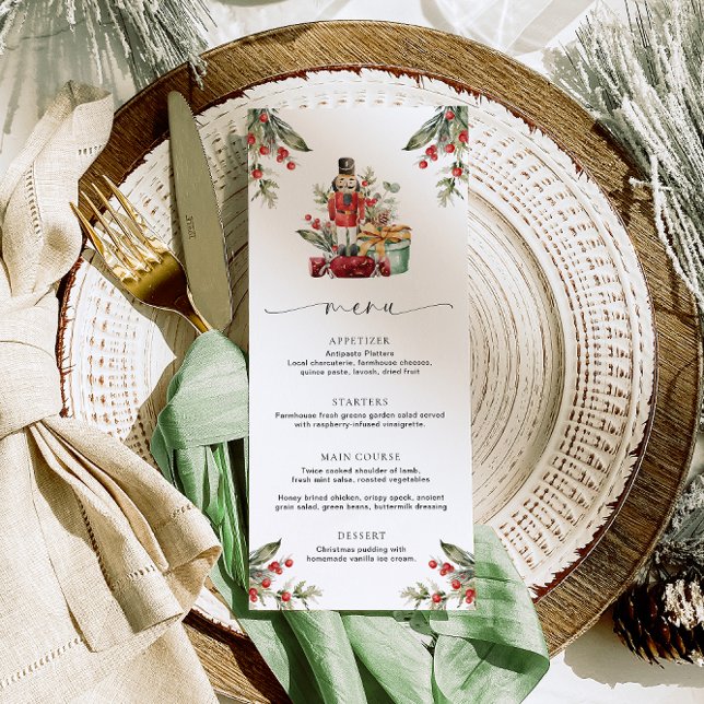 Menu Noel Nutcracker (Créateur téléchargé)
