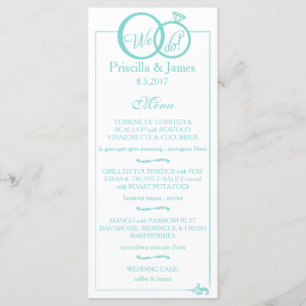 Menu Nous faisons Mariage