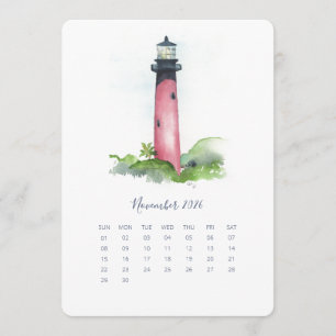 Menu Novembre Stand Alone Calendrier Phare