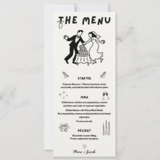 Menu of Invitation – Gentle Marriage