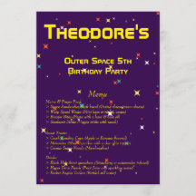 Partie d'anniversaire de l'espace extra-atmosphéri