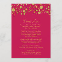 Parties scintillant Gold Leaf Confetti Dot Elégant