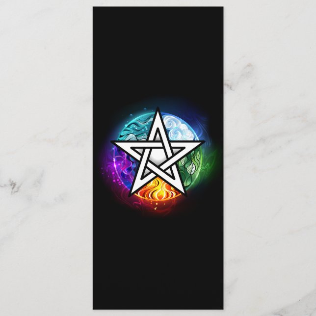 Menu pentagramme du Wiccan (Devant)