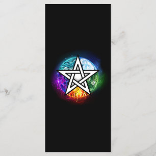 Menu pentagramme du Wiccan
