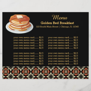 Menu Petit déjeuner