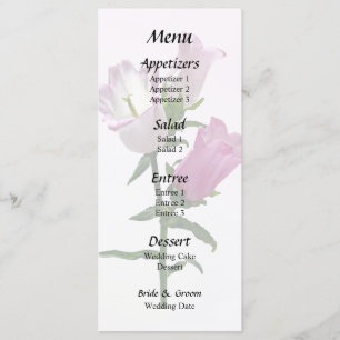 Menu Pink Canterbury Bells