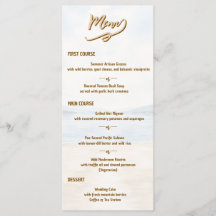 Menu plat de mariage élégant au bord d'un lac de m