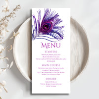 Plume de Paon Chic Pailleté Violet Bat Mitzvah