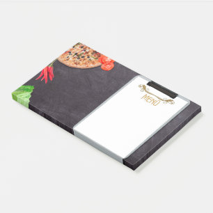 Menu Post-it Notes