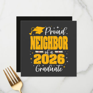 Menu Proud Neighbor Of A Class Of 2026 Graduate