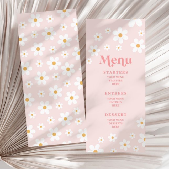 Menu Retro Rose Daisy (Créateur téléchargé)