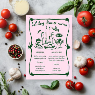 Menu Réunion de Noël Filleul Capriceuse