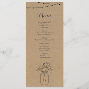 Menu rustique pour Mariage ou autre occasion spéci