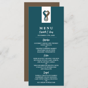 Menu Seahorse Romance, Mariage sur la plage
