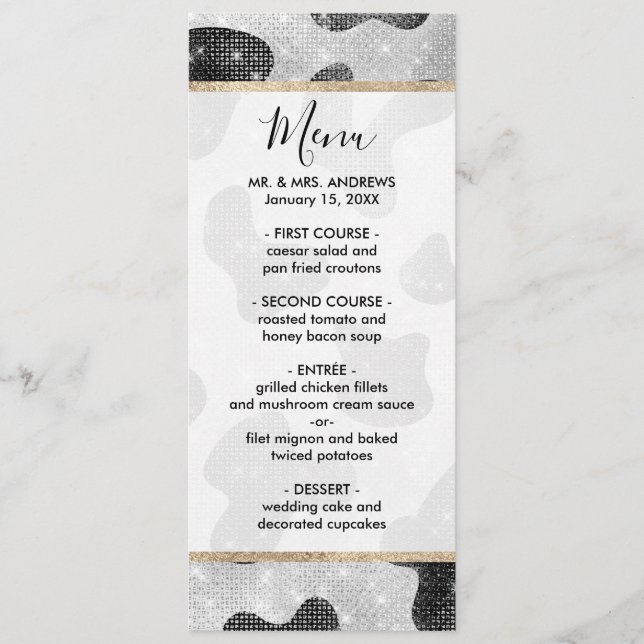 Menu Séquins de Parties scintillant brillant noir brill (Devant)