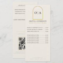 Services de prix de cheveux en or d'arche minimali