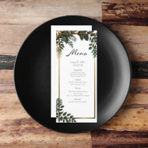 Soirée de mariage simple Eucalyptus Green