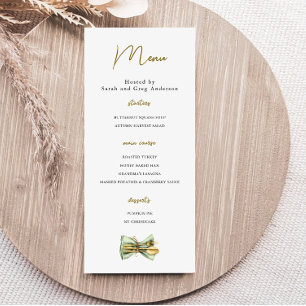 Menu Soirée Thanksgiving