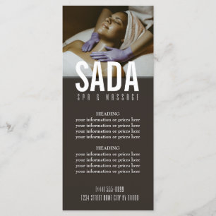 Menu spa Salon Massage Tarifs