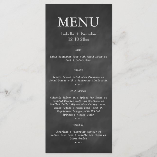 Menu Tableau de bord 1 (Devant)