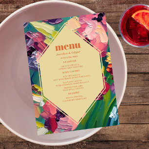 Menu Tableau Mariage Art Déco super