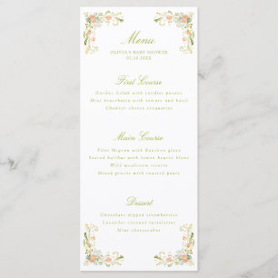 Menu Thé de printemps de la part de la lapine pour la f