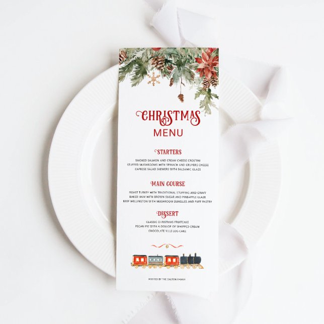 Menu Thème Express polaire (Créateur téléchargé)