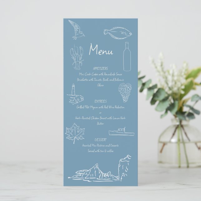 Menu Thème Nouvelle-Écosse  (Debout devant)