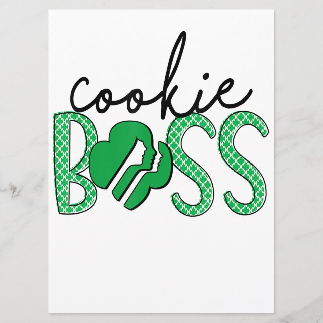 Menu Vendeuse de biscuits Girl Scouts Cookie Boss (Devant)