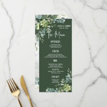 Vert Elégant Aquarelle Floral Minimal