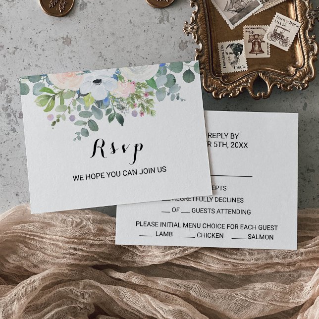 Menu Vert Eucalyptus tropical Choix (Créateur téléchargé)