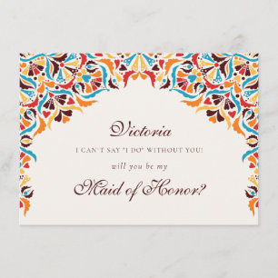 Menu Whimsical Luxury ivoire Floral Style Mariage front