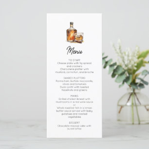 Menu Whiskey & Cigar pour hommes