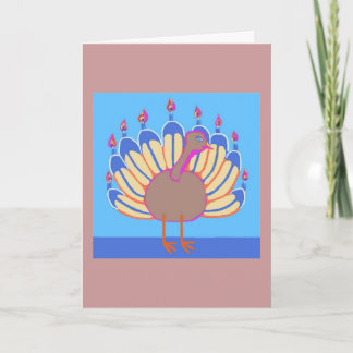 "Menurkey" Thanksgiving and Hanukkah Card