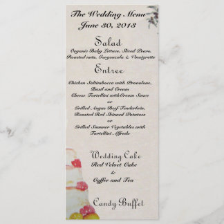 Menus de mariage